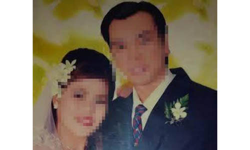 Ảnh cưới của anh Bình và chị H.