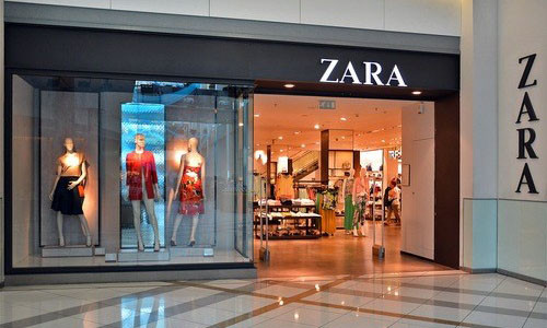 Một cửa hiệu thời trang Zara.