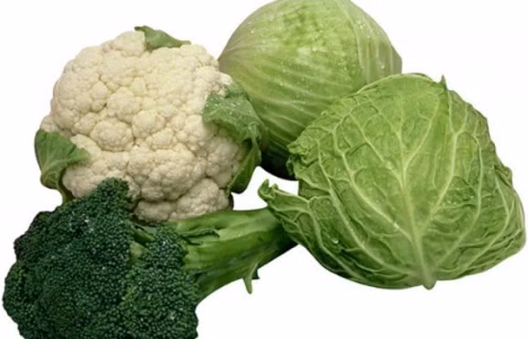 Rau họ cải bao gồm cải bắp, bông cải xanh, su hào và súp lơ xanh. Chúng rất giàu chất chống oxy hóa, giúp loại bỏ các chất độc và giải độc cho phổi.