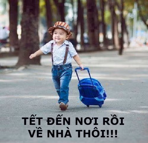 Ăn mặc bảnh bao về quê ăn Tết.