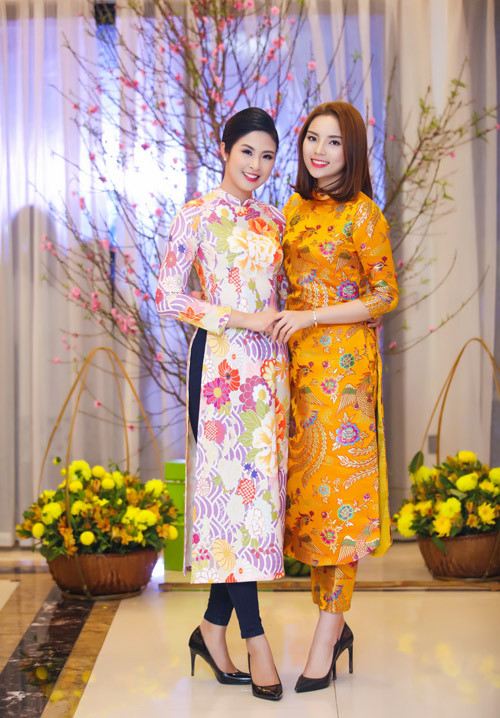 Kỳ Duyên hội ngộ cùng HH Ngọc Hân trong bữa tiệc này.