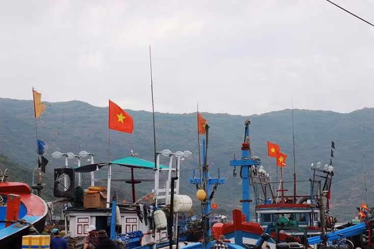 Tau ca Viet bi tau la dam chim tren bien Hoang Sa