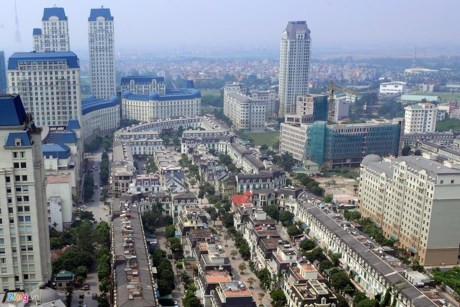 Khu vực thuộc các phường Mễ Trì, Mỹ Đình (quận Nam Từ Liêm).