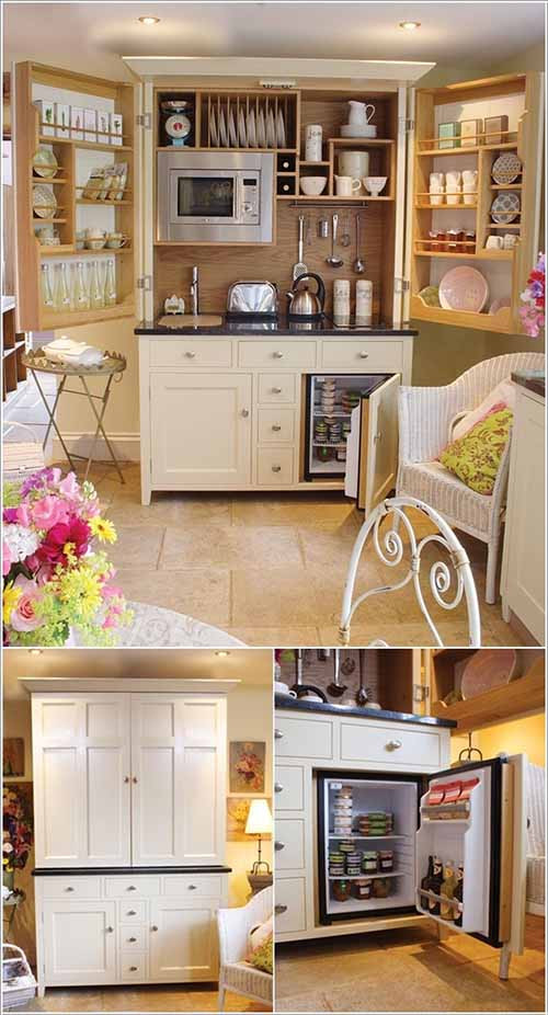 Tủ bếp tiện dụng.