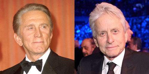 Kirk Douglas và con trai ông - Michael Douglas đều là những diễn viên, nhà sản xuất phim nổi tiếng Hollywood.