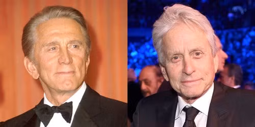 Kirk Douglas và con trai ông - Michael Douglas đều là những diễn viên, nhà sản xuất phim nổi tiếng Hollywood.