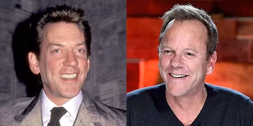 Hai cha con của ngôi sao kỳ cựu Donald Sutherland và con trai Kiefer có ngoại hình rất giống nhau. Không chỉ vậy, cả 2 đều có sự nghiệp điện ảnh đáng nể với nhiều vai diễn ấn tượng.