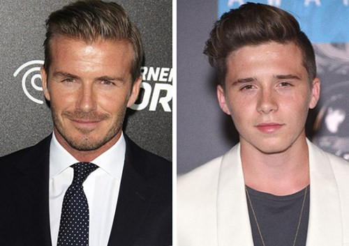 Cậu cả nhà Beckham có vẻ điển trai của bố lúc còn trẻ. Hiện Brooklyn còn trẻ và sự nghiệp chưa có gì nổi bật nhưng anh được dự đoán sẽ là ngôi sao đình đám Hollywood- biểu tượng cho vẻ đẹp nam tính giống bố trong tương lai.