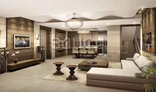 Toàn cảnh nội thất sang trọng trong căn nhà.