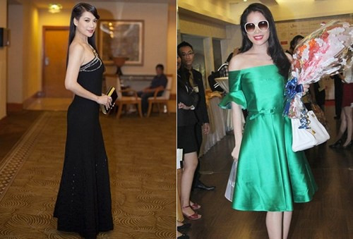 Những bộ váy của Dior, Carven, túi Hermes, đồng hồ Hublot nạm kim cương... của Trương Ngọc Ánh có giá từ vài chục triệu đến hơn tỷ đồng.