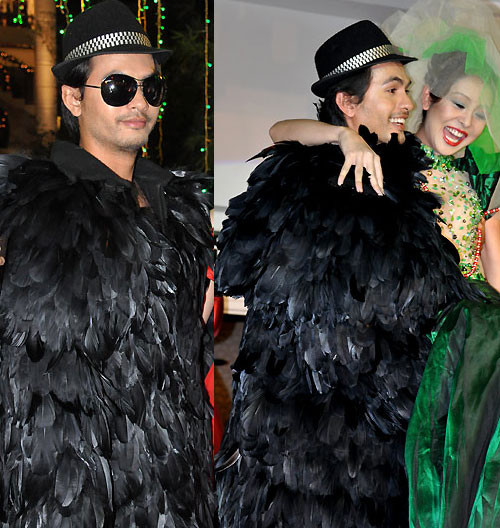 Đức Tiến gây sốc vì diện áo lông chim giày cộp giữa mùa hạ tháng 6.