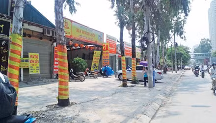 Những công trình xây dựng trái phép trên đất dự án dọc đường 70, xã Tân Triều, Thanh Trì.