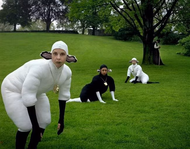 Những chú cừu ngoan ngoãn.