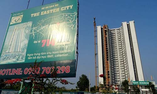 Nhiều cư dân phản ánh về tình trạng chất lượng của dự án The Easter City quá kém.
