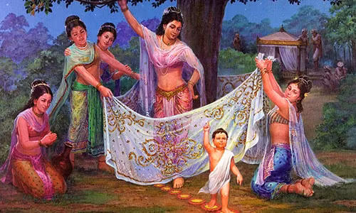 Y nghia 7 buoc chan va cau noi cua Duc Phat khi moi chao doi