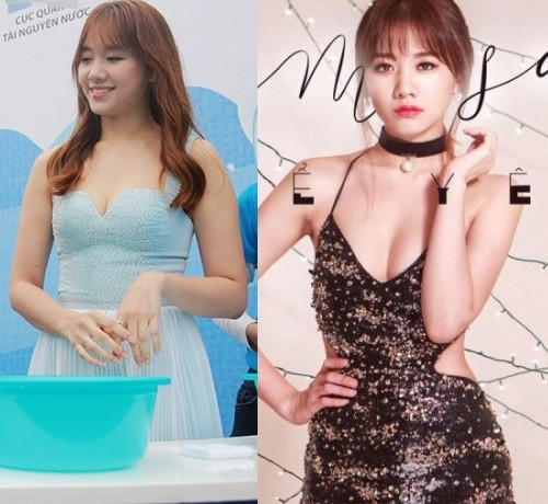 Cô tiết lộ thêm rằng mình giảm cân bằng cách uống nước ép hoa quả.