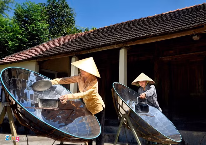 Tác phẩm "Bếp năng lượng sạch ở nông thôn".