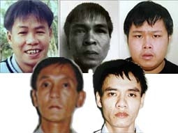 Băng đảng của Trà "Hinh" một thời làm náo loạn giang hồ.