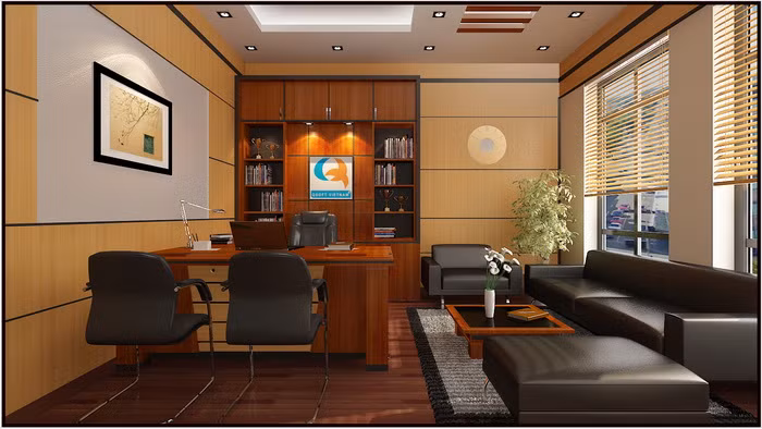 Bo tri phong lam viec kieu nay, khong thang quan cung phat tai