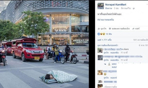 Ly do trai dep dem chan goi nam ngu giua duong dong duc