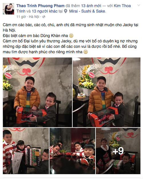 Chia sẻ đầy ẩn ý của Thanh Thảo trên trang cá nhân - Ảnh chụp màn hình facebook nhân vật.