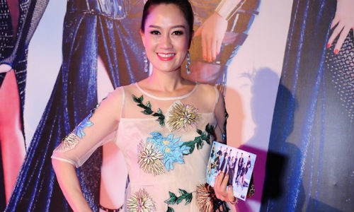 Hoa hậu Áo dài TP HCM 1995 tại một sự kiện giải trí năm 2015. Ảnh: NVCC