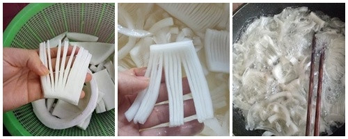 Bản thân là người ở nhà nội trợ, thích nấu ăn, lại hay mày mò, chị Trần Thị Hiền (Hương Sơn – Hà Tĩnh) cũng đã kịp nhanh tay làm ngay món mứt dừa hình hoa cúc này để thưởng thức. Chị Hiền cho biết, cách tạo ra bông hoa cúc cho mứt dừa không phải chị tự nghĩ ra, mà chị tham khảo bí quyết của một người trên facebook rồi học tập và làm theo.