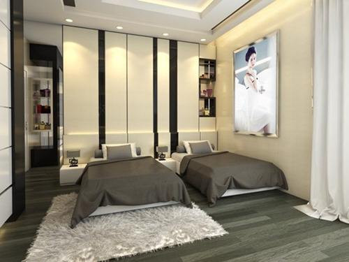 Phòng ngủ đôi dành cho khách.