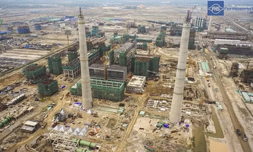 Một phần của "đại công trường" Formosa Hà Tĩnh.