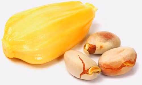 Trong hạt mít có chứa rất nhiều protein và các chất dinh dưỡng khác. Đó là phương thuốc hoàn hảo và giảm bớt sự căng thẳng thần kinh cũng như làm đẹp da, giảm nếp nhăn cực tốt. Ngoài ra, hạt mít còn có tác dụng duy trì độ ẩm cho da rất hiệu quả.