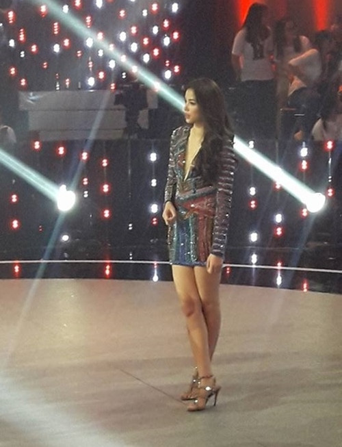 Hoa hậu Hoàn vũ 2015 đẹp và thu hút ở mọi góc nhìn.