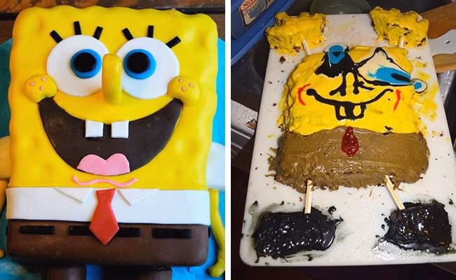 Hình ảnh nhân vật Minions phiên bản lỗi trông thật thảm hại.