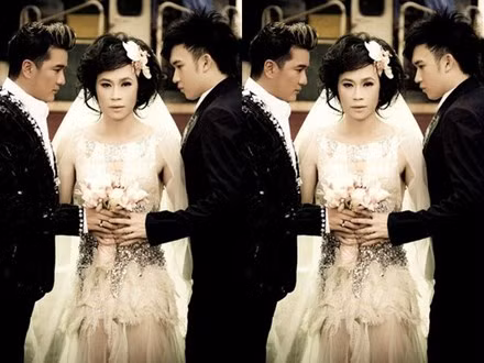 Mối quan hệ giữa Mr Đàm và hai anh em nghệ sỹ Hoài Linh và Dương Triệu Vũ từng là chủ đề bàn tán của dư luận. Để đáp lại những đồn đoán về chuyện tình ái tay 3, Dương Triệu Vũ và Hoài Linh, Đàm Vĩnh Hưng đã tung ra bộ ảnh cưới gây sốc. Trong đó, Hoài Linh hóa thân thành cô dâu còn Đàm Vĩnh Hưng và Dương Triệu Vũ là 2 chú rể.