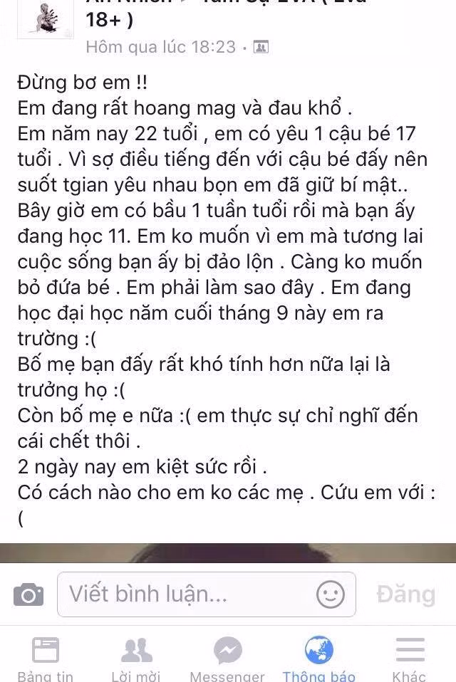 “On ao” nu sinh co bau voi nguoi yeu kem 5 tuoi