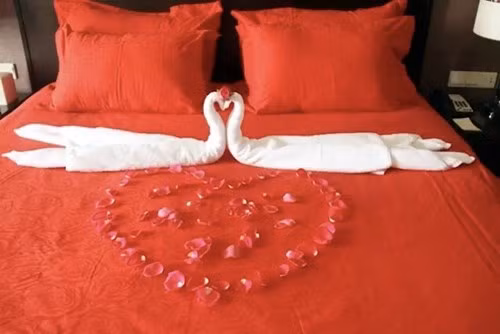 Ông Qiao thậm chí còn mặc vest chú rể và nài nỉ bà Liu mặc váy cô dâu bởi cả hai người chưa từng mặc trang phục cưới, dù đã kết hôn với nhau gần 7 thập kỷ. Cuối cùng, để kết thúc một buổi tối lãng mạn, ông Qiao đã dành tặng bà Liu một buổi đêm nghỉ ngơi tại khách sạn cao cấp trên chiếc giường trải đầy hoa hồng.