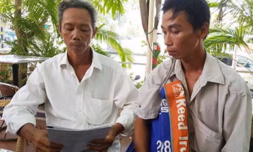 Với kiểu đình chỉ né bồi thường oan, ông Nguyễn Thành Nam (trái) và ông Nguyễn Thanh Tuấn sẽ không được xin lỗi, bồi thường. Ảnh: PHƯƠNG NAM