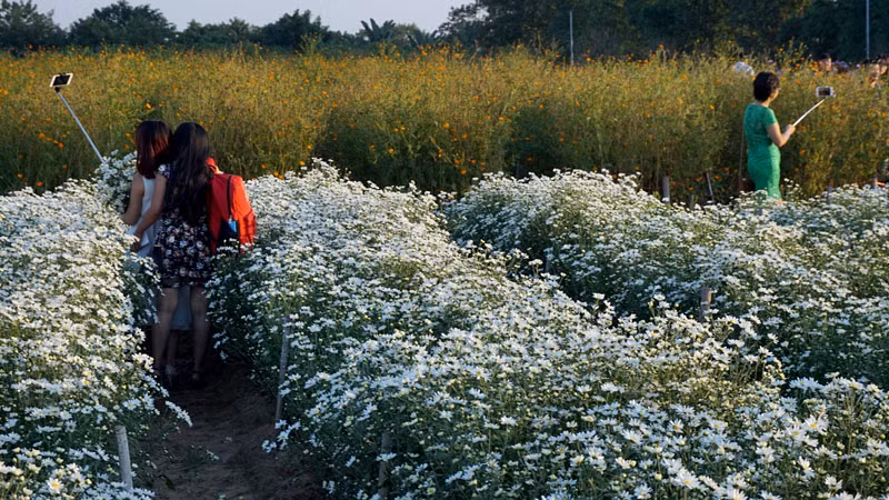 Selfie như một cánh tay nối dài giúp người chụp có thể tự ghi lại khoảnh khắc đẹp...