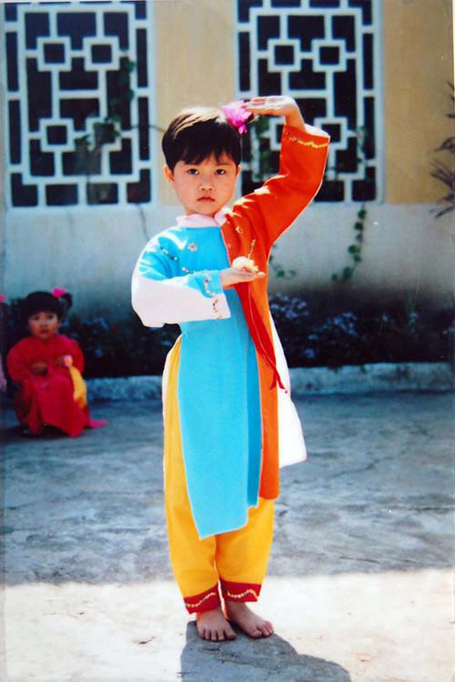 Lê Thiện Hiếu hồi nhỏ.