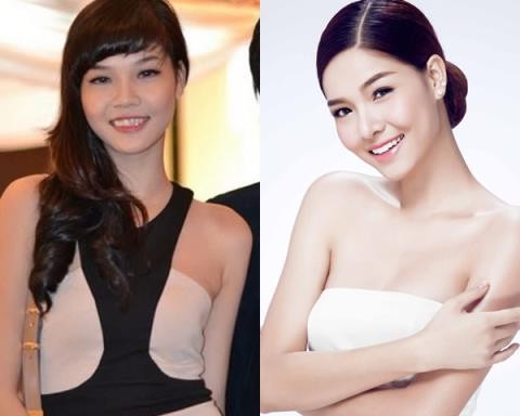 Chân dài Kỳ Hân thực sự đổi khác so với quá khứ. Hai bức hình của Kỳ Hân khác nhau về mọi nét trên gương mặt. Cô cũng không ngại thừa nhận bản thân đã "dao kéo" để mình đẹp lên.