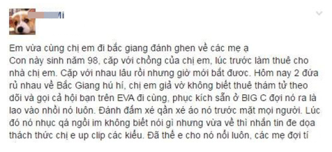 Osin xinh dep bi ba chu danh ghen xe vay o Bac Giang?