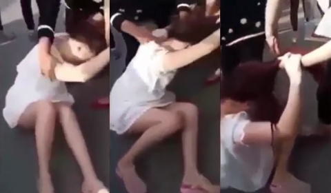 Osin xinh dep bi ba chu danh ghen xe vay o Bac Giang?-Hinh-2