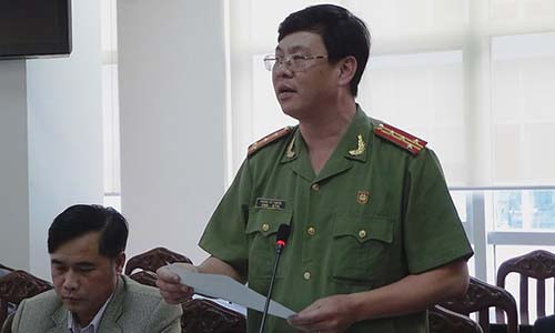 Đại tá Phùng Tấn Thành - Chánh văn phòng Công an tỉnh Lâm Đồng. Ảnh: CTV