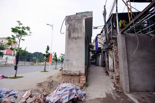 Nhà mỏng, méo xuất hiện hàng loạt tại đây.