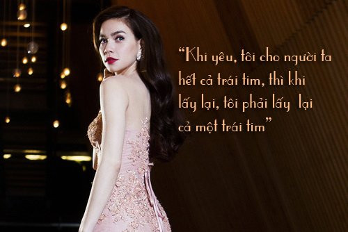 Hà Hồ đưa ra triết lý tình yêu đầy lý trí.
