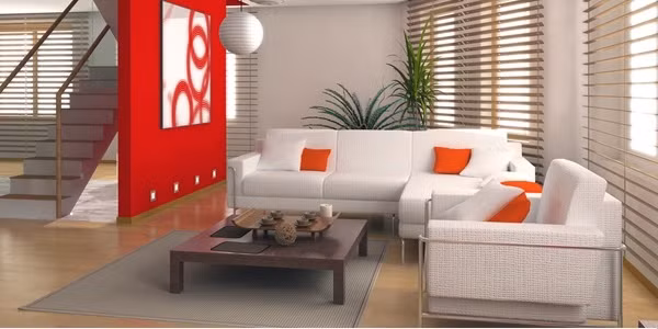 2. Phân chia các khu vực chức năng Bạn dự định sẽ sử dụng khoảng không gian phòng khách cho những việc gì? Khi đã xác định được những chức năng chính, bạn có thể phân chia các khu vực ở từng khoảng diện tích để phù hợp với màu sắc, phong cách và ánh sáng, giúp cho không gian nhỏ thêm ngay ngắn, gọn xinh.