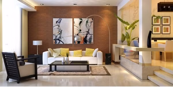 7. Tạo vùng chức năng Không phải bài trí tràn lan khắp phòng sẽ giúp cho không gian trở nên đủ đầy và sang trọng. Bạn nên xác định vùng chính và vùng phụ để bố trí đồ đạc. Thông thường, mọi người thường ưu tiên ở khu vực gần cửa sổ, nơi có nhiều ánh sáng để đặt góc trò chuyện.