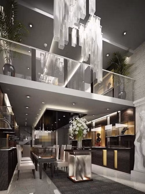 Mọi thứ được thiết kế như nhà hàng.