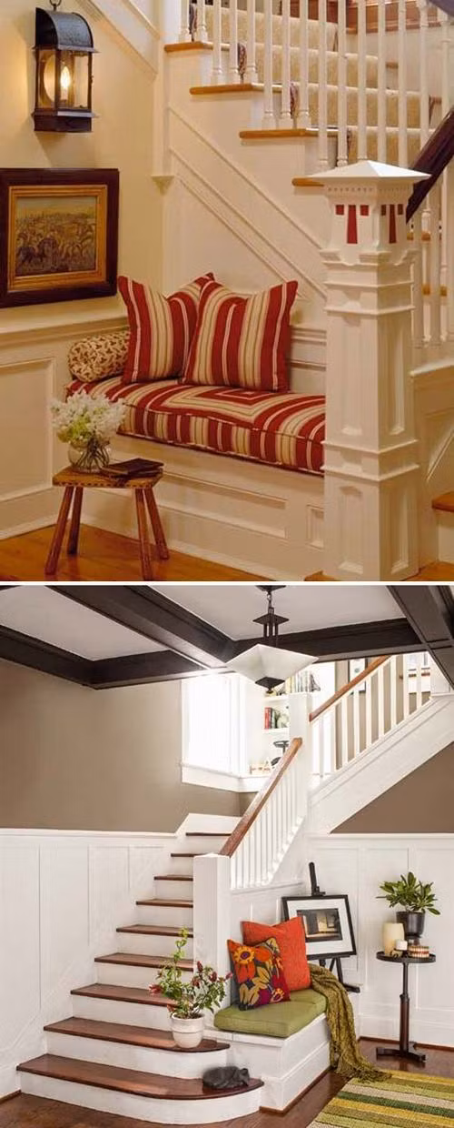 Tạo một góc đọc sách nhỏ đầy ấm cúng.