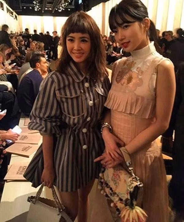 Bạn gái Lee Min Ho chụp ảnh cùng ca sĩ người Đài Loan Thái Y Lâm.