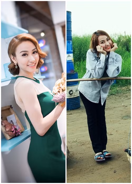 Bộ đồ nhàu nhĩ dường như không thể "dìm hàng" vẻ đẹp của Ngân Khánh.